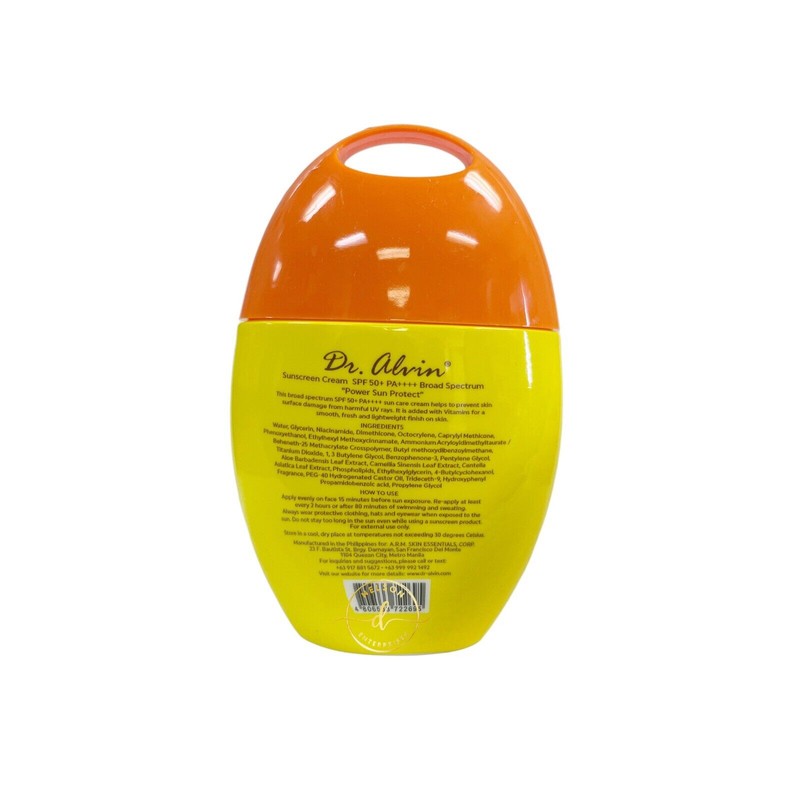 Dr. Alvin Power Sun Protect Sunscreen Cream SPF 50, 50ml
