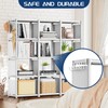 Mavivegue Book Shelf, 12 Cube Storage Organizer, Closet Storage Organizer,