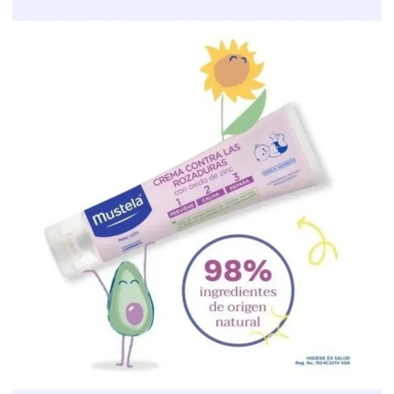 Set De Cuidado Para El Bebe 3 Piezas Mustela Cc