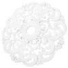 Homoyoyo Ceiling White PU Round Ceiling Cover Lighting Ceiling Ring