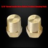Ampper 5/16"-18 Thread Female Brass Battery Terminal Post Adapter Battery