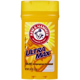 Arm & Hammer Deodorant 2.6 Ounce Solid Ultra Max Unscented (76ml)
