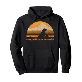 CHESAPEAKE BAY RETRIEVER Sun Vintage Retro Art Cute Pet Gift Pullover Hoodie
