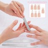 SNIRFAQM 5 Pcs Diamond Deb Nail Files with Sharp Pointed