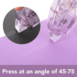 Double Sided Tape Roller, Scrapbooking Supplies, Sticky Tape Glue Roller Dispenser for Scrapbook, Journaling DIY Crafts, Perfect for Gift Wrapping Photo Albums - 6 Pack