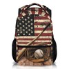 PAKKITOP Boys Backpack Baseball Backpacks for Kids Teens Baseball Lovers,