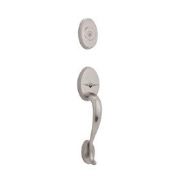 Weslock 02115-N--002D Lexington Exterior Entry Handle, Satin Nickel