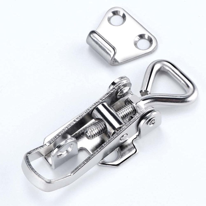 Marinebaby 2PCS Toggle Latch Clamp Stainless Steel Cabinet Hinge Lockable