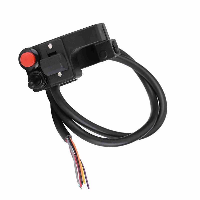 22mm Motorcycle ATV Handlebar Headlight Push Horn Turn Switch for