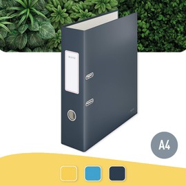 Leitz Cosy Series 10610089 Quality Folder A4 600 Sheets 8 cm Spine Width Velvet Grey