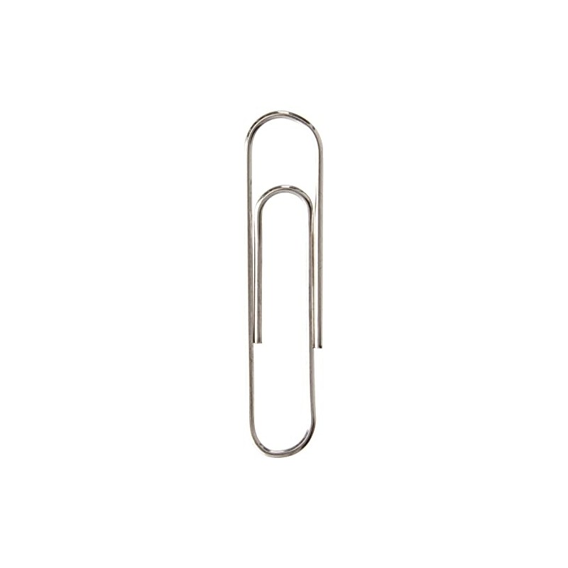 5 Star Paperclips Metal Large 33mm Lipped [Pack of 1000],