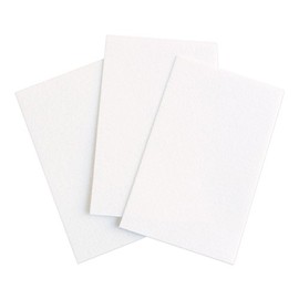 NBK Felt Base for Accessories, White, 0.1 inch (2 mm) Thick, 5.5 x 3.5 inches (140 x 90 mm), 3 Pieces, A4-46 Craft Supplies