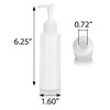 JUVITUS 4 oz White Plastic HDPE Refillable Cylinder Squeeze Bottle