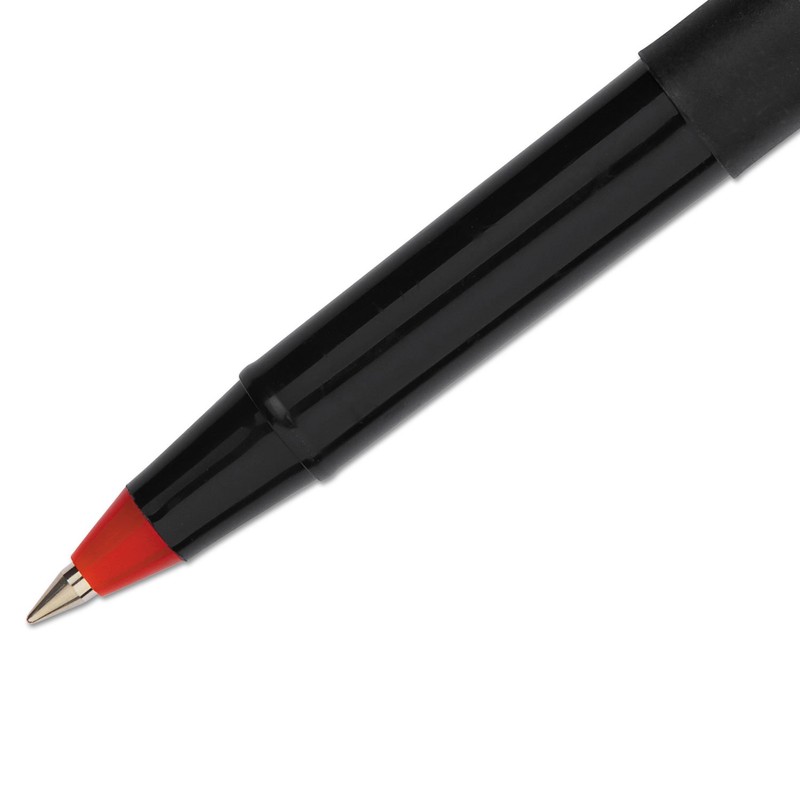 uni-ball 60042 Onyx Roller Ball Stick Dye-Based Pen Red Ink