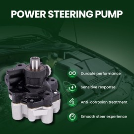 MOCA 21-5247 Power Steering Pump Fit 2001-2005 for Dodge Neon SE 2.0L, 2001-2004 for Dodge Neon R/T 2.0L, 2001-2002 for Chrysler Neon Base 2.0L