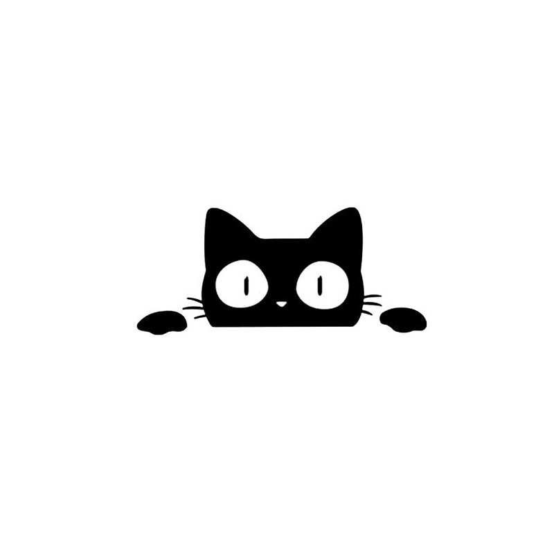 skgardeniamy Waterproof Sticker for Car, Cat, Animal, Pram, Window Decoration,