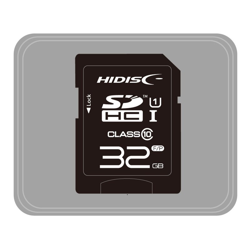 HIDISC SDHC Card, 32 GB, CLASS10, UHS-1 Compatible [M Flight