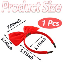 Bow Headbands Headdress for Women, Large Bowknot Hair Hoop Accessories, for Cosplay