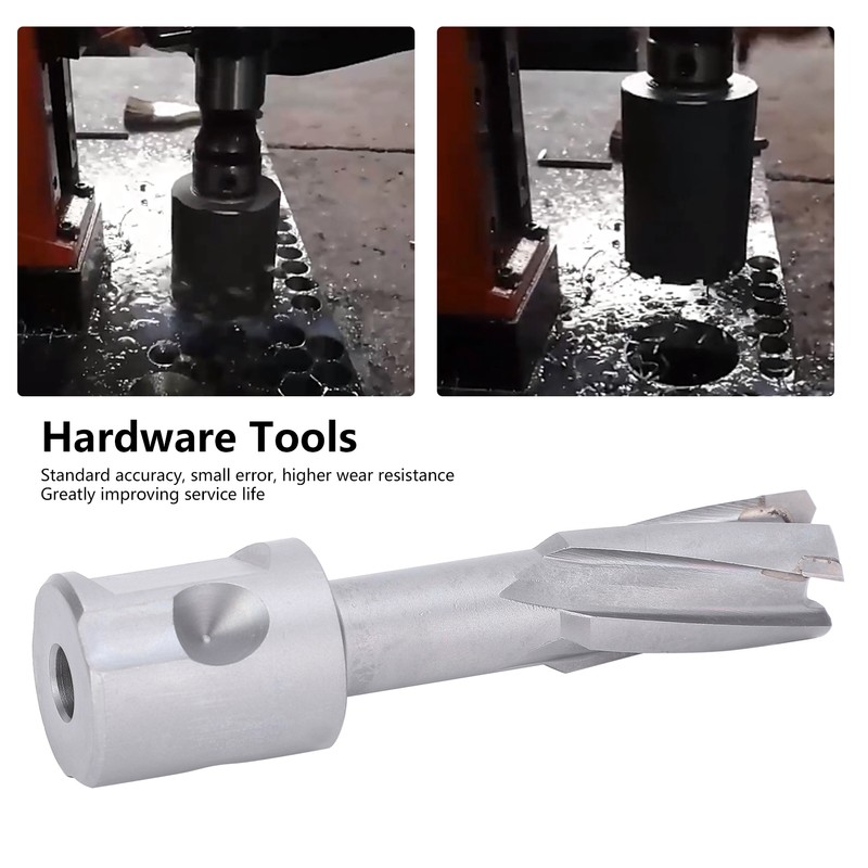 Core Drill Bit Cemented Carbide Universal Shank Steel Plate Deep