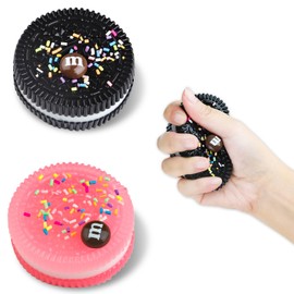 Lymocsu - Juguete de PVC ultra suave para aliviar el estrés (paquete de 2) - Juguetes para aliviar la ansiedad de computadora para adultos con embalaje de regalo OPP | Fidget sensorial calmante para