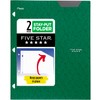 Five Star 2-Pocket Folder, Plastic Folder with Stay-Put Tabs, Fits