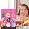 Pink Wood Donut Wall Display Stand Reusable Doughnut Board Holder