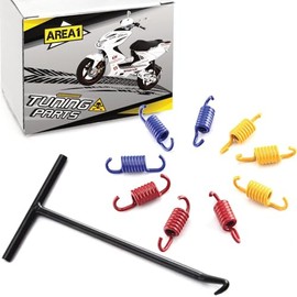 Clutch Remote Set with Mounting Hook for 50 cc China 2-Stroke Scooter with 110 mm Coupling such as ATU Explorer AGM Nova Motors GT Union Longija Mawi RS Ultima Sprint Tauris Benero TNG Forstinger