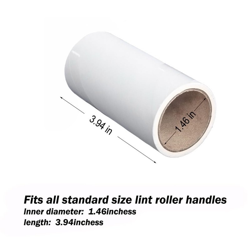 360 Sheets Lint Roller Refills - Pack of 6 Replacement