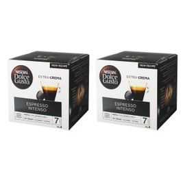 Nescafé Dolce Gusto Espresso Intenso, Stark, Coffee, Coffee Capsule, Pack of 2, 2 x 16 Capsules