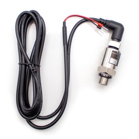 Toplionace IP68 Pressure Transmitter Cable Pressure Transmitter Water Gas Hydraulic Sensor 4-20mA G1/4 PT-506 (0-10 Bar, Elbow Head)