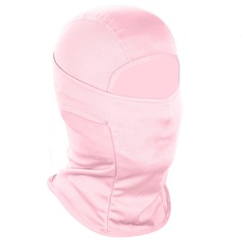 Achiou Balaclava Face Mask, Ski Mask UV Protector Lightweight for Motorcycle Cycling Running Pink