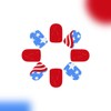 Independence Day Press on Nails Short Square Artificial Nails with