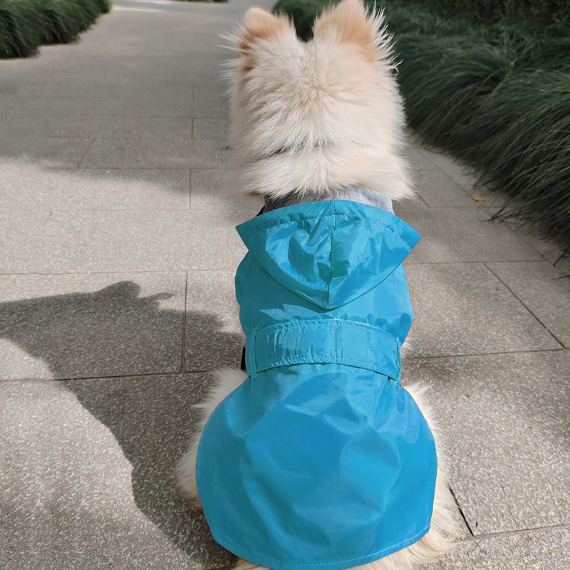 BECNBEAU Dog Raincoats Small Dogs Rain Jacket Waterproof Lined Puppy