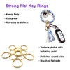 Key Rings for Keychain, Car Keys, Dog Tag Ring, Crafts,