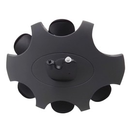 Hearing aid wax guards (1mm) replacement wax filters for Oticon ProWax miniFit Wax traps, Hearing amplifier cleaning brush kit tools with carry case -2Packs/ 12Filters (gray, 2pck)