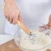Professional dough whisk, bread dough whisk, dough whisk, double holes,