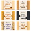 PACALLI Jabones Artesanales 6 Pack - Avena, Caléndula y Miel