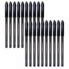 CLARO Scholar Ballpoint Pens, BLACK, Medium Point (1.0mm), Pack of