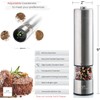 Electric Salt and Pepper Grinder Set - Stainless Steel Battery