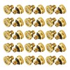 KUWAN 30pcs Brass Misting Nozzles for Cooling System 0.019" (0.5