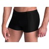 Aquarti Men's Swimming Trunks with Zip Pocket Swimming Shorts, black