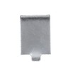 5/8" W Zinc Plated Steel Snap-in Shelf Support Clip
