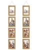 2 Pack Collage Picture Frame for 8 Photos, MDF Multi