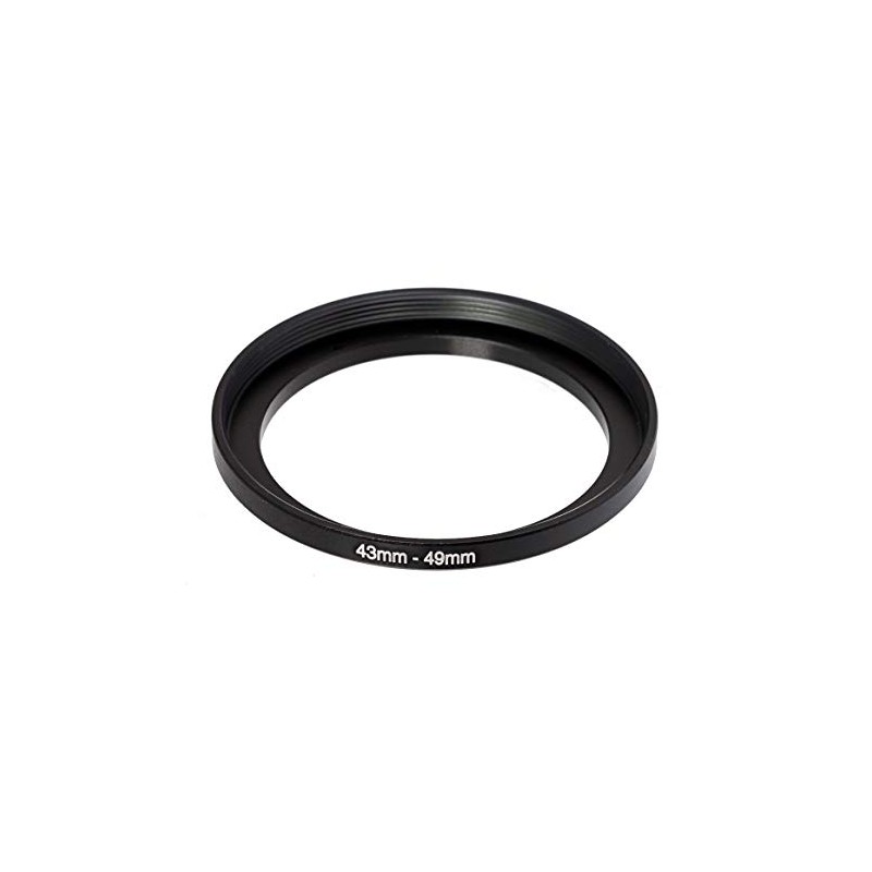 (2 Pcs) 43-49MM Step-Up Ring Adapter, 43mm to 49mm Step
