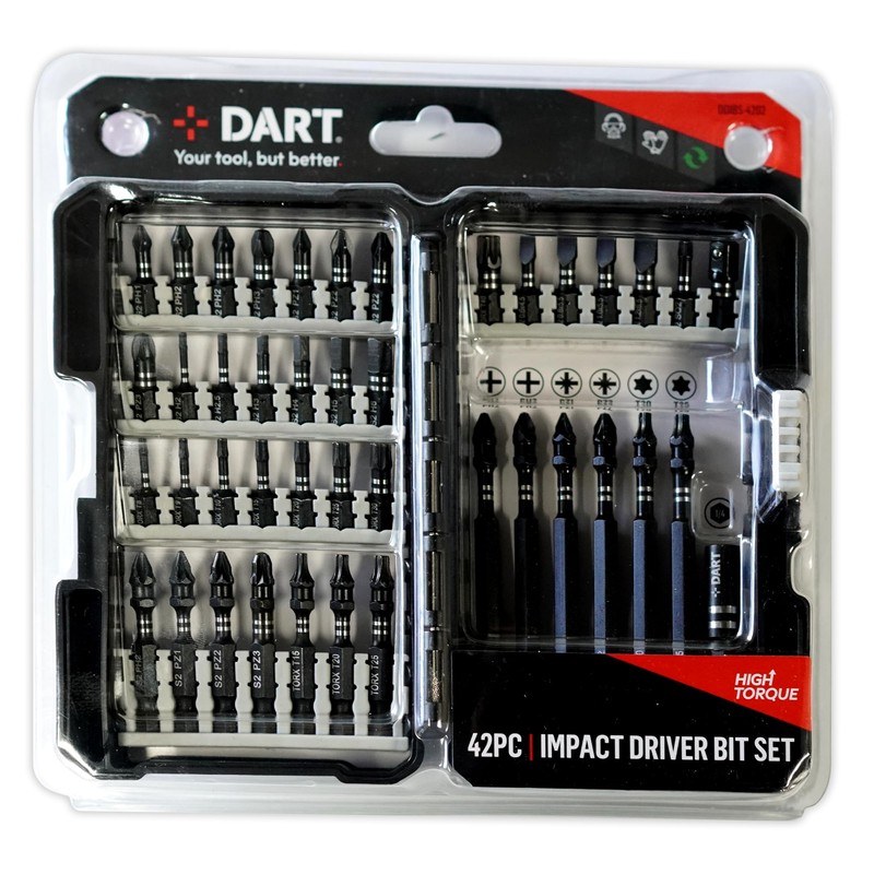 DART | Impact Driver Bit Set | 42 Piece Set