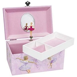 goki 15562 Ballerina Music Box Music Box Pink / Purple 18 x 11.4 x 9.8 cm