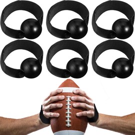 Kuyafenni American Football Catching Trainer Band, Catch Football Receiving Training Aid, Adjustable Rugby Catching Training Hand Strap, Volleyball Beginner Practice Fingertip 6PCS