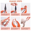KHEARPSL Goat Banding Kit Livestock Castration Bander Castration Tool with