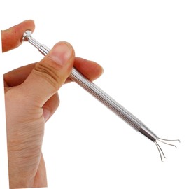 jojofuny Stainless Steel Jewelry Tweezers Set Non-Slip Heavy Duty Fine Forceps Kit Grabbing Tweezer Tool