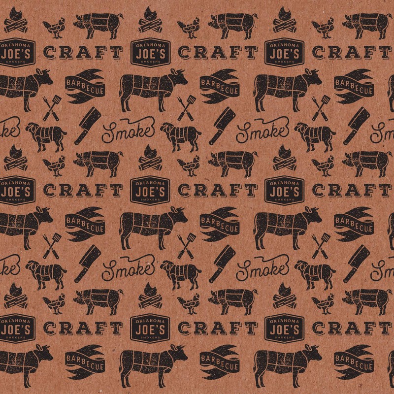 Oklahoma Joe's 7844466P04 Peach Butcher Paper 18-in x 100-ft roll